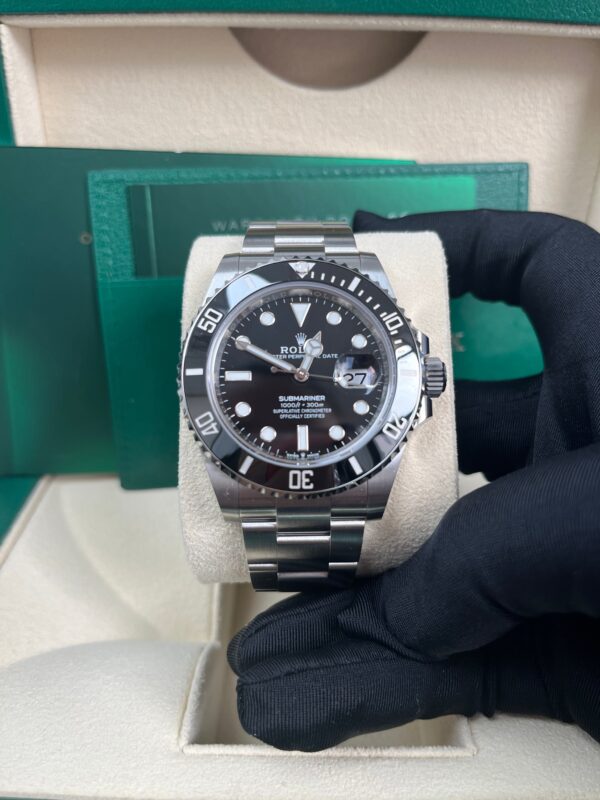 Rolex Submariner 41mm Stainless Steel Date Watch - Black Dial (Ref# 126610LN) - Image 3