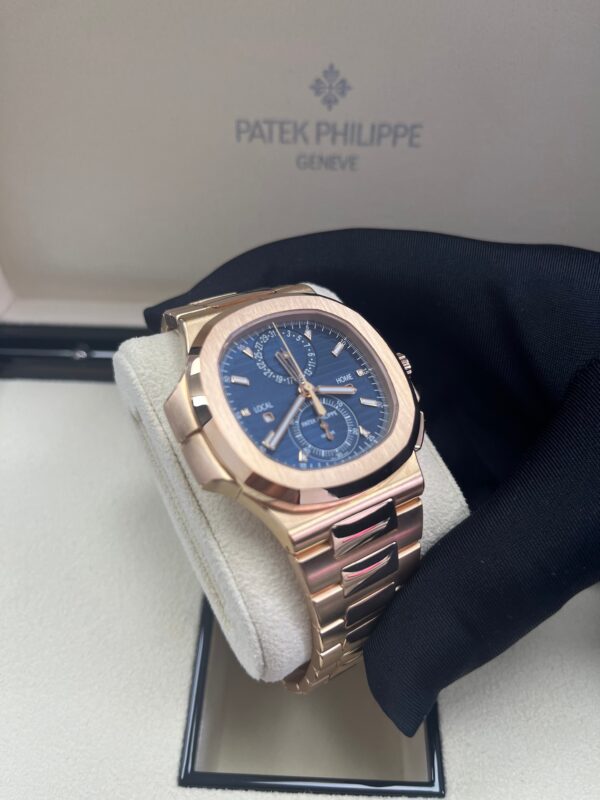 Patek Philippe Nautilus Travel Time Chronograph (Ref# 5990/1R-001) - Image 4