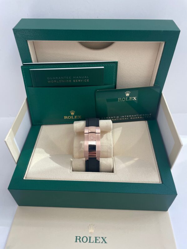 Rolex Sky-Dweller 42mm Rose Gold Chocolate Index Dial Oysterflex Bracelet (Ref # 326235) - Image 4