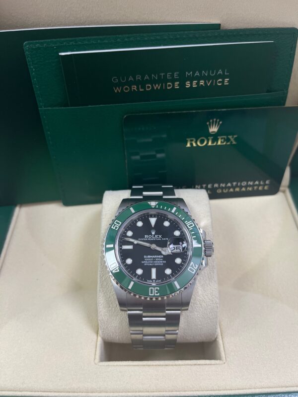 Rolex Submariner Stainless Steel "The Starbucks" - "Kermit" Black and Green Bezel (Ref#126610LV) - Image 4