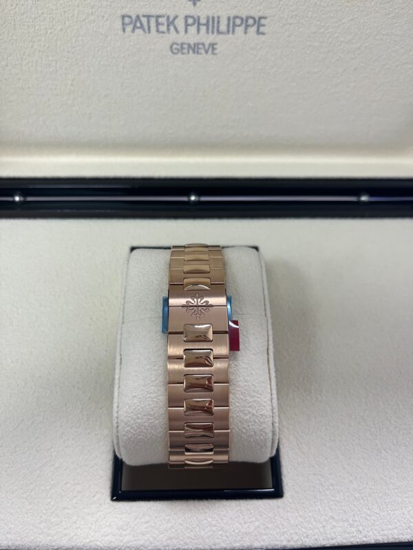Patek Philippe Nautilus Moon Phase Rose Gold 40mm Brown Black Dial 5712/1R-001 - Image 5