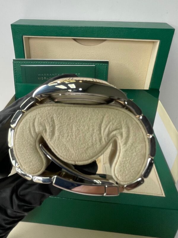 Rolex Datejust 41 Yellow Gold & Steel Fluted Bezel White Mother Of Pearl Diamond Dial Oyster (Ref # 126333) - Image 6