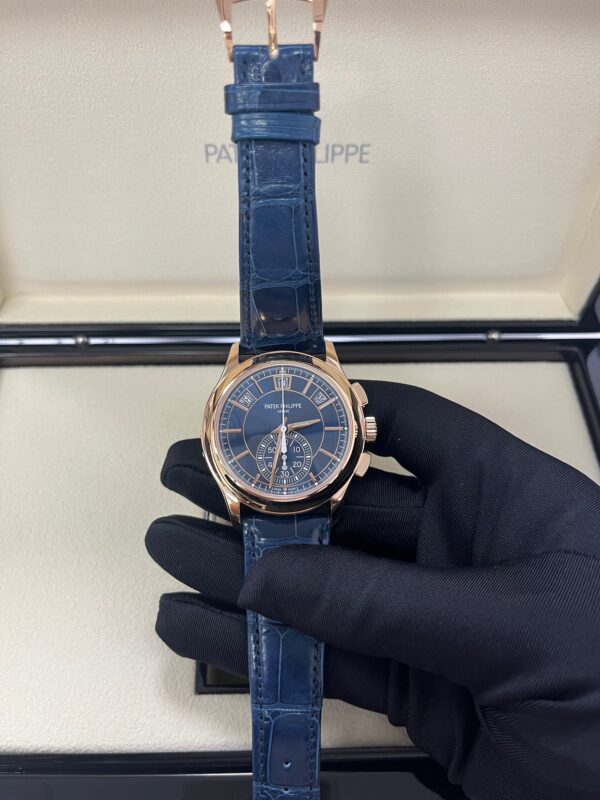 Patek Philippe Annual Calendar Chronograph 5905R-010 Blue Dial - Image 3