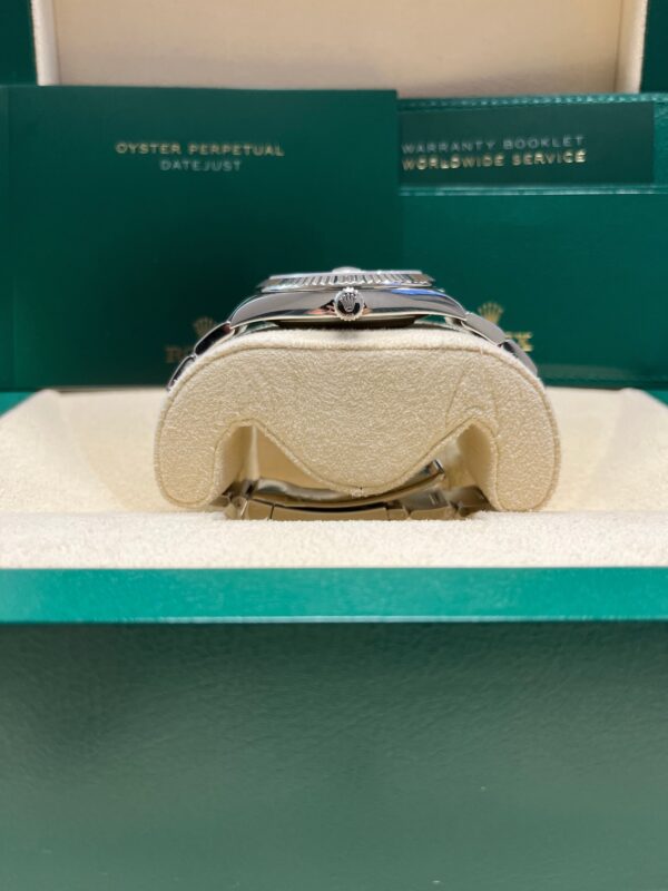 Rolex Datejust 41/ Two-Tone 18k White Gold & Steel/ Mother of Pearl Diamond Dial/ Oyster Bracelet (Ref# 126334) - Image 4