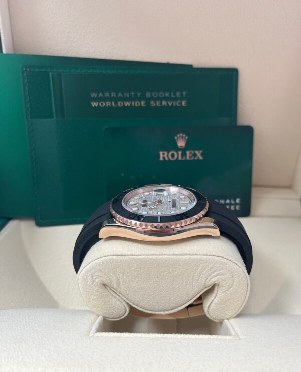 Rolex Yacht-Master 40 Rose Gold Pave Diamond Dial 126655 - Image 3