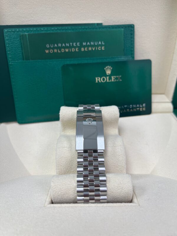 Rolex Sky-Dweller White Rolesor - Blue Index Dial - Jubilee Bracelet (Ref# 326934) - Image 8