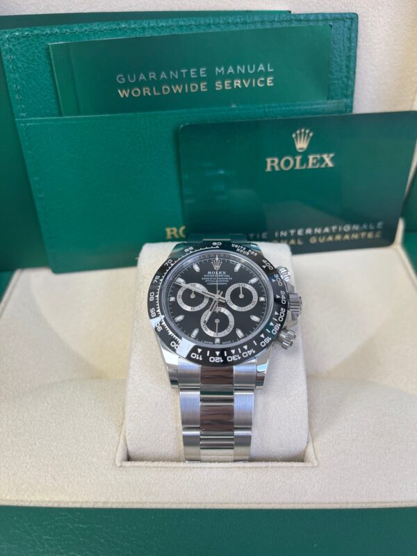 Rolex Daytona 40mm Stainless Steel - Black Index Dial - Ceramic Bezel (Ref# 116500LN) - Image 2