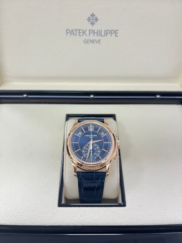 Patek Philippe Annual Calendar Chronograph 5905R-010 Blue Dial - Image 5