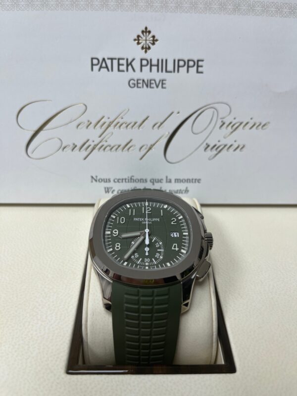 Patek Philippe Aquanaut Self-Winding Green Dial Ref # 5968G-010 - Image 4