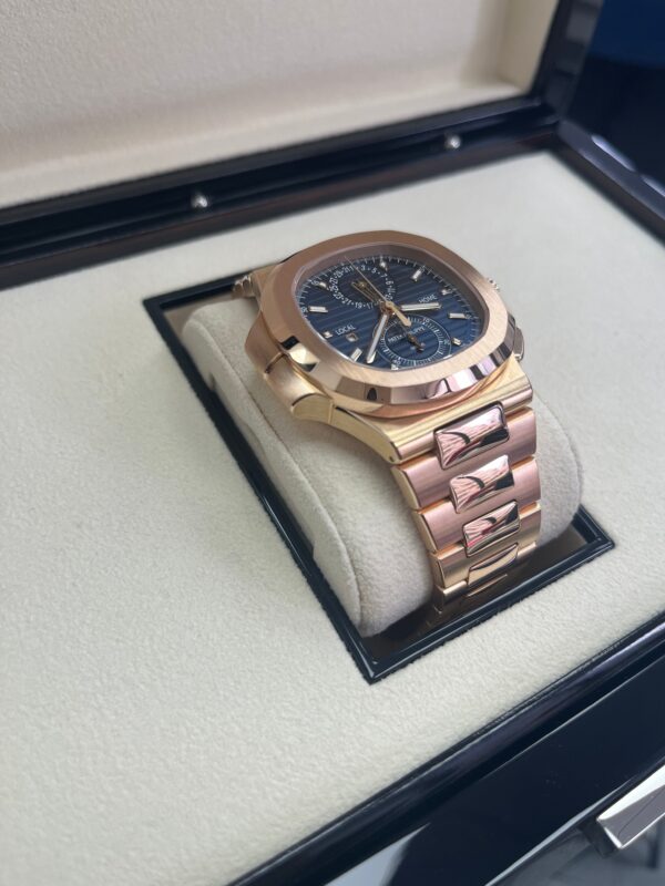 Patek Philippe Nautilus Travel Time Chronograph (Ref# 5990/1R-001) - Image 11