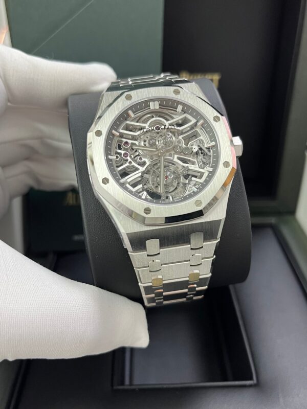 Audemars Piguet Royal Oak Tourbillon Flying Tourbillon Squelette Reference 26735ST.OO.1320ST.02 - Image 7
