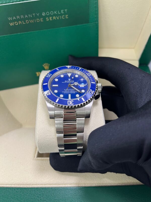 Rolex Submariner Date 40mm White Gold Blue Dial Smurf (Reference 116619LB) - Image 3
