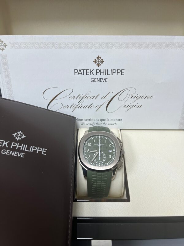 Patek Philippe Aquanaut Self-Winding Green Dial Ref # 5968G-010 - Image 3