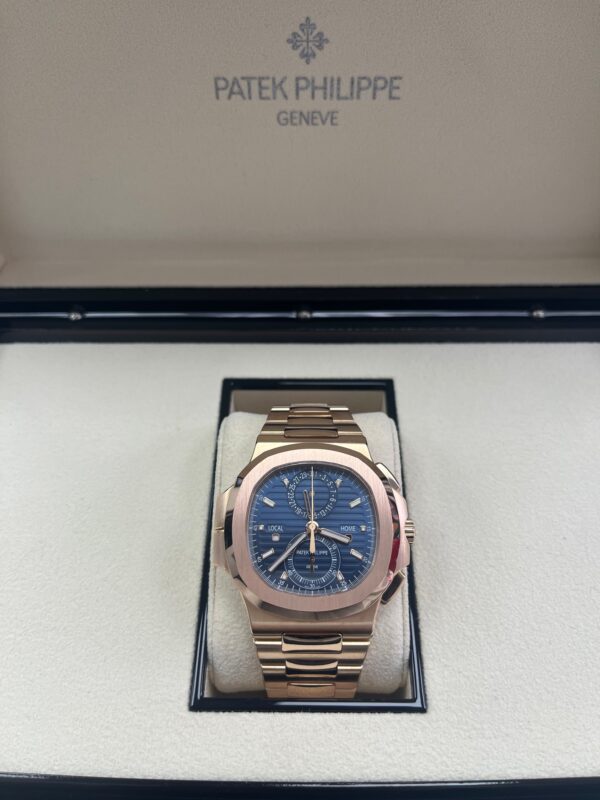 Patek Philippe Nautilus Travel Time Chronograph (Ref# 5990/1R-001) - Image 8