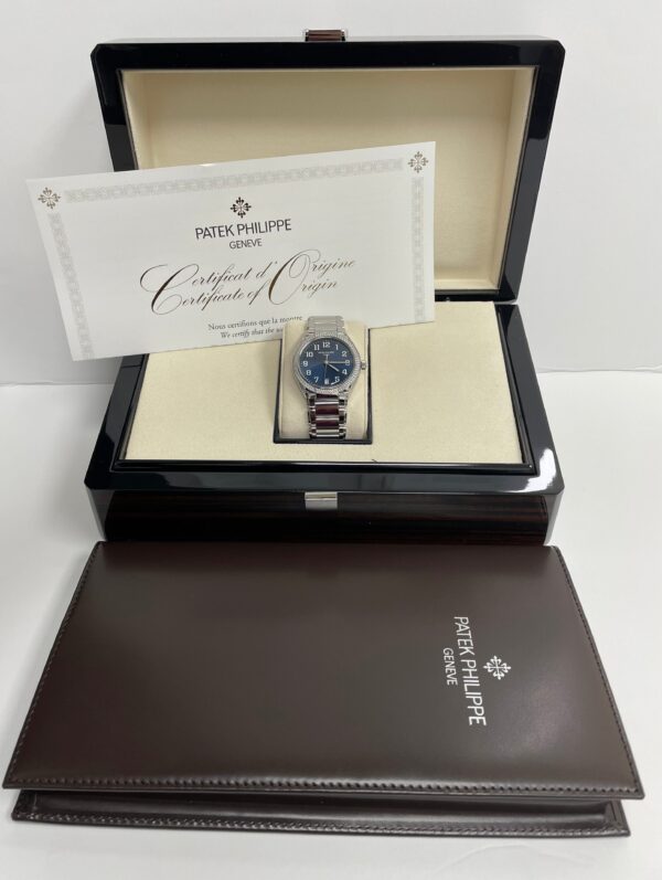 Patek Philippe Twenty~4 Automatic Round Watch Blue Dial Ladies 36mm (Reference # 7300/ 1200A-001) - Image 3