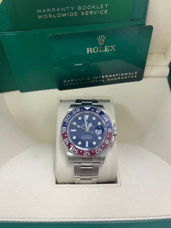 Rolex GMT-Master II - 40mm White Gold "Pepsi" - Blue Dial - Oyster Bracelet (Ref#126719BLRO) - Image 5