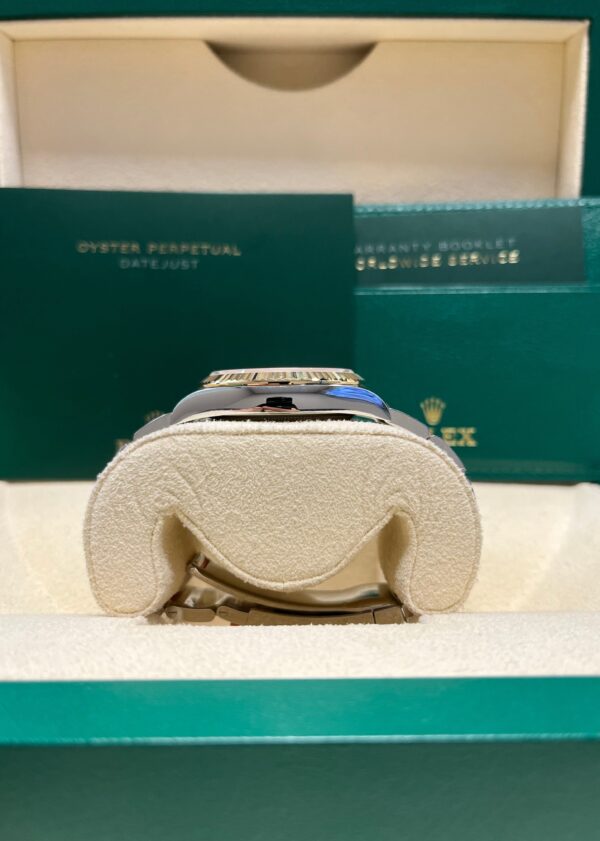 Rolex Datejust 36 Yellow Gold/Steel Golden Fluted Motif Dial Domed Bezel Oyster Bracelet (Ref 126233) - Image 5