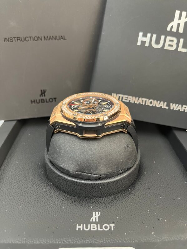 Hublot Big Bang Unico King Gold Dial Silver Automatic Men's Watch (Reference 411.OX.1180.RX.1104) - Image 5