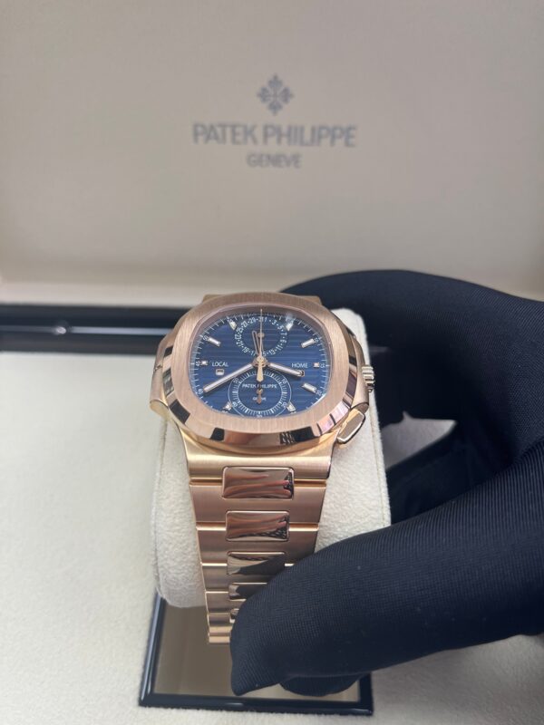 Patek Philippe Nautilus Travel Time Chronograph (Ref# 5990/1R-001) - Image 12