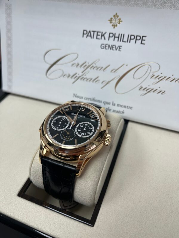 Patek Philippe Grand Complications (submodel) Rose Gold Black Dial 5208R-001 - Image 11