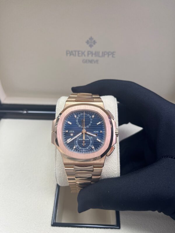 Patek Philippe Nautilus Travel Time Chronograph (Ref# 5990/1R-001) - Image 2
