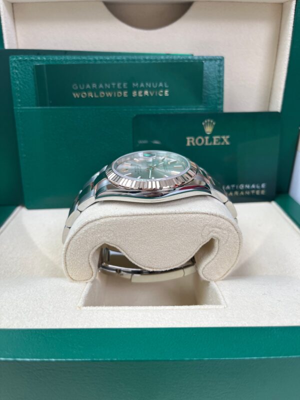 Rolex Steel and Everose Rolesor Datejust 41 Watch - Fluted Bezel - Sundust Index Dial - Oyster Bracelet - Image 5