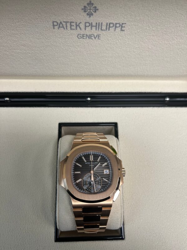 Patek Philippe Nautilus Rose Gold/ Black Gradient Dial (Ref#5980/1R-001) - Image 6