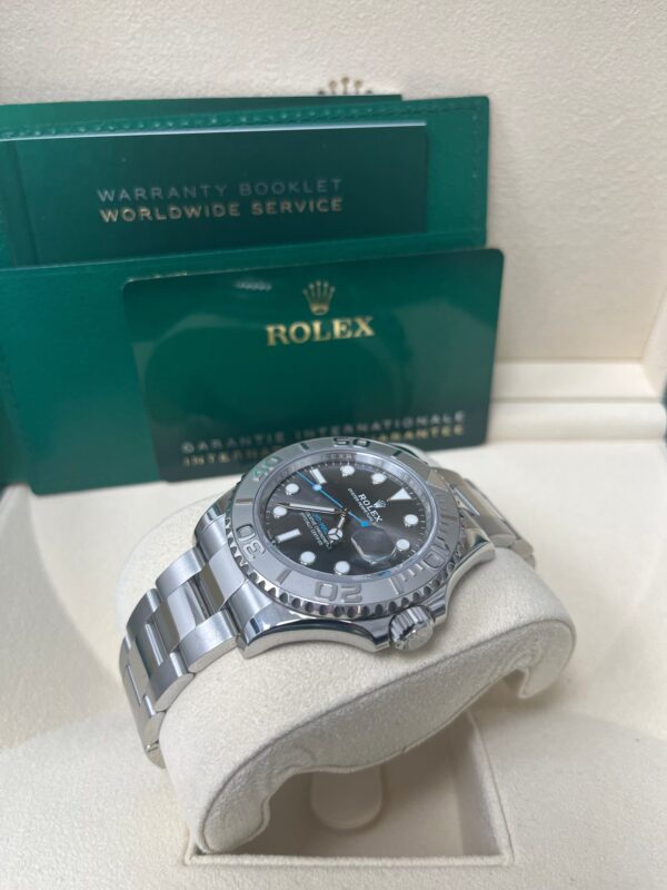 Rolex Yacht-Master 40mm Platinum & Stainless Steel - Dark Rhodium Dial (Ref# 126622) - Image 6