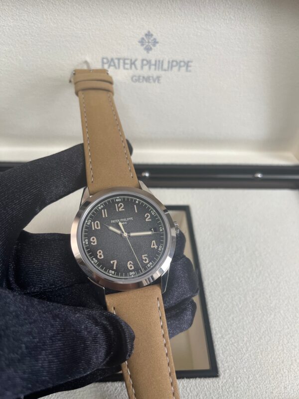 Patek Philippe Calatrava 40mm 18k White Gold 40mm Textured Dial 5226G-001 - Image 13