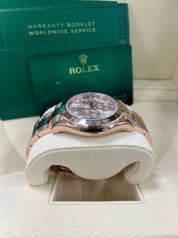 Rolex Daytona Everose Gold Rose Diamond Baguette 40mm Dial Oyster Bracelet Ref# (116505) - Image 8
