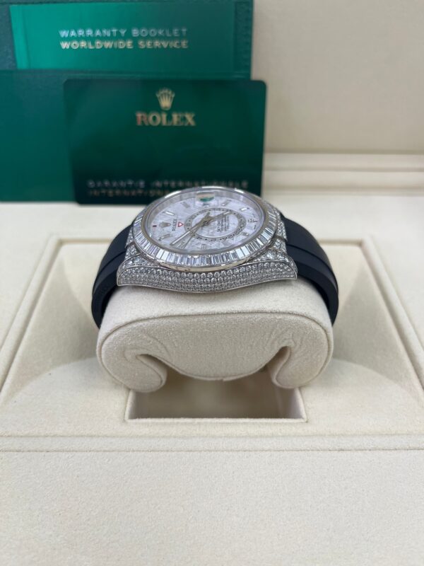 Rolex Sky-Dweller Meteorite Diamonds Baguette Dial Factory Diamonds (Reference # 326259tbr) - Image 9