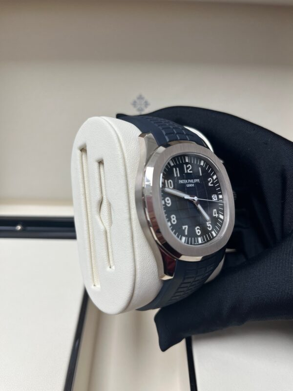 Patek Philippe Aquanaut White Gold/ Blue Embossed Dial (Ref#5168G-001) - Image 2