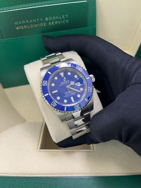 Rolex Submariner Date 40mm White Gold Blue Dial Smurf (Reference 116619LB) - Image 11