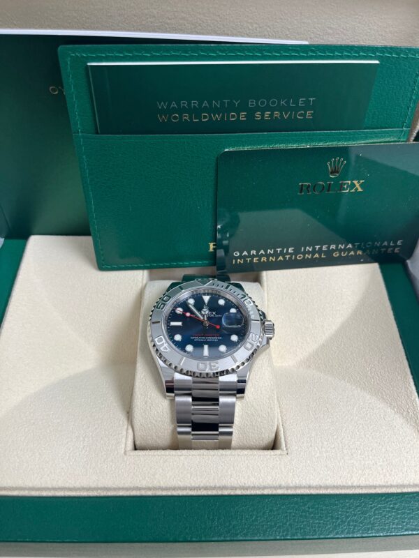 Rolex Yacht-Master 40 Two-Tone Platinum & Steel Watch - Blue Sunray Dial (Ref# 126622) - Image 3