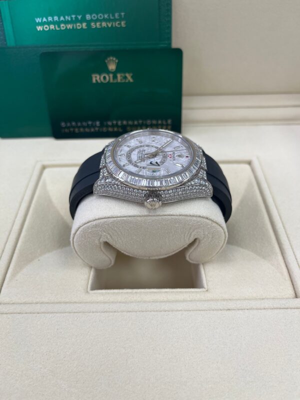 Rolex Sky-Dweller Meteorite Diamonds Baguette Dial Factory Diamonds (Reference # 326259tbr) - Image 14