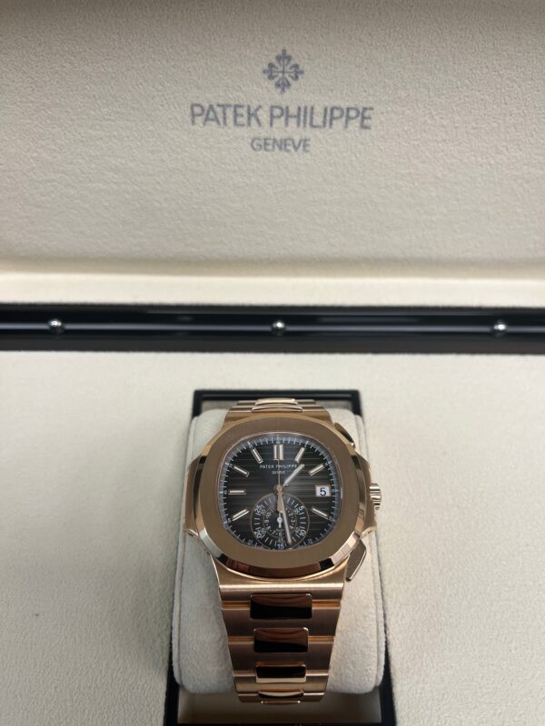 Patek Philippe Nautilus Rose Gold/ Black Gradient Dial (Ref#5980/1R-001) - Image 10
