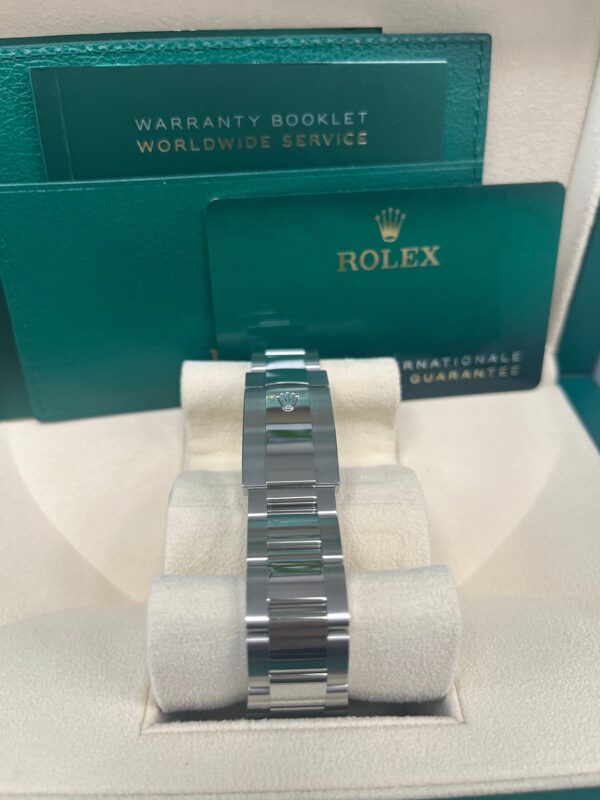 Rolex Datejust 41mm Oyster Bracelet Steel White Index Dial Reference # 126300 - Image 8