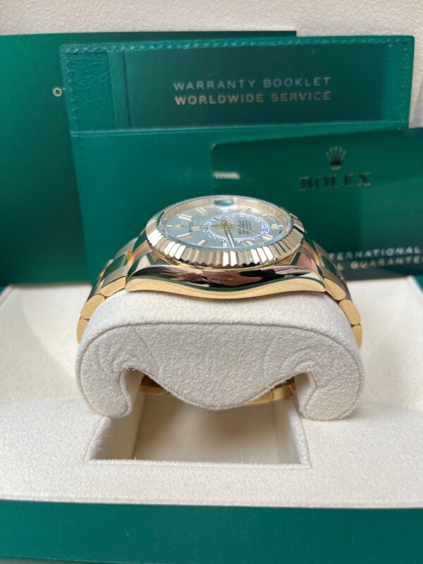 Rolex Sky-Dweller Yellow Gold - White Dial - Oyster Bracelet (Ref# 326938) - Image 4