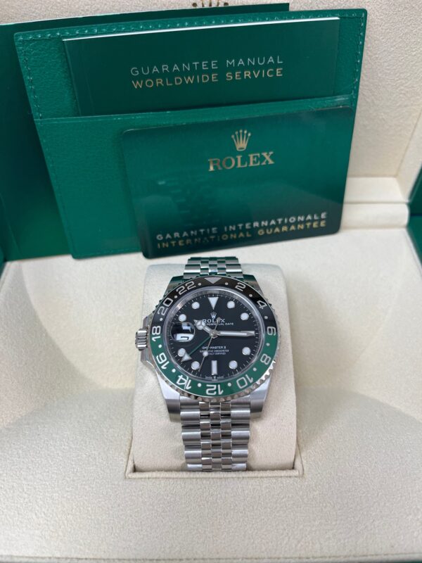 Rolex GMT-Master II With A Green And Black Bezel "SPRITE" (Reference # 126720VTNR) - Image 2