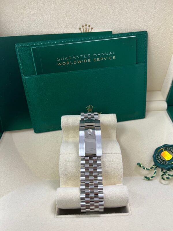 Rolex Datejust 41 Two-Tone White Gold & Steel - Blue Roman Dial - Fluted Bezel (Ref# 126334) - Image 4