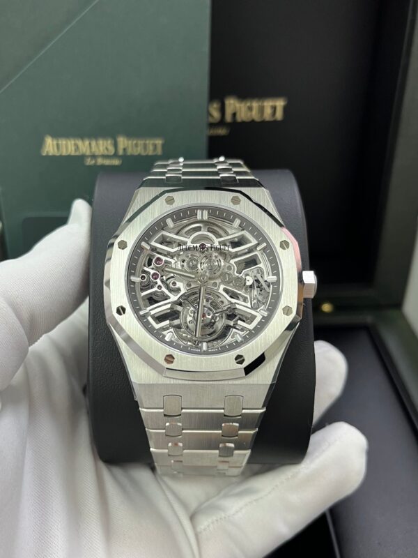 Audemars Piguet Royal Oak Tourbillon Flying Tourbillon Squelette Reference 26735ST.OO.1320ST.02 - Image 13