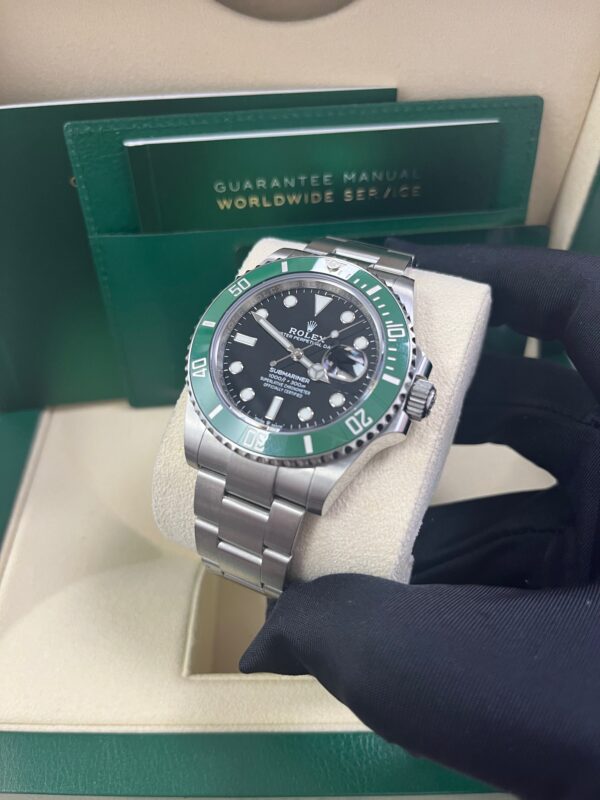 Rolex Submariner Stainless Steel "The Starbucks" - "Kermit" Black and Green Bezel (Ref#126610LV) - Image 9