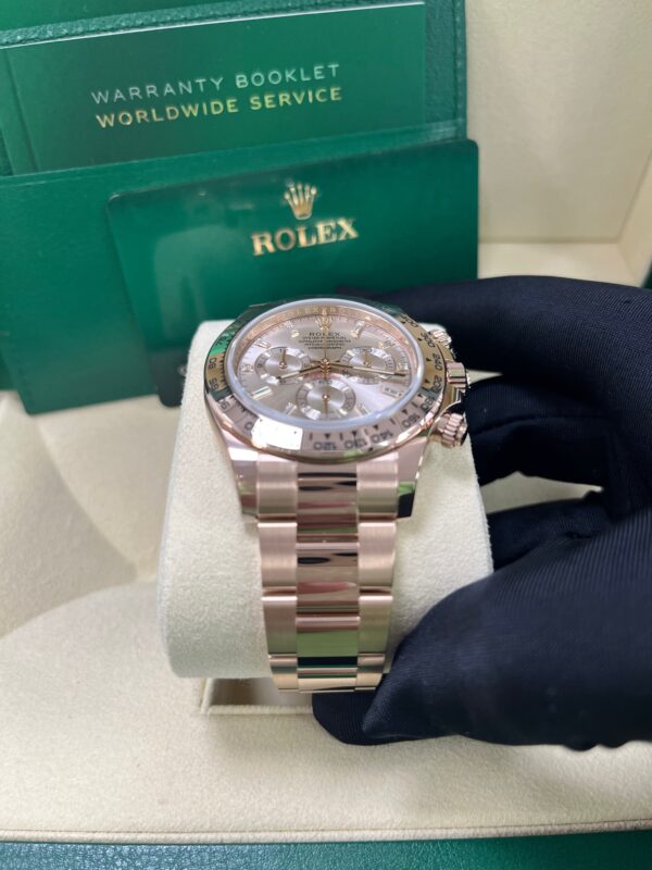 Rolex Daytona Everose Gold Rose Diamond Baguette 40mm Dial Oyster Bracelet Ref# (116505) - Image 3