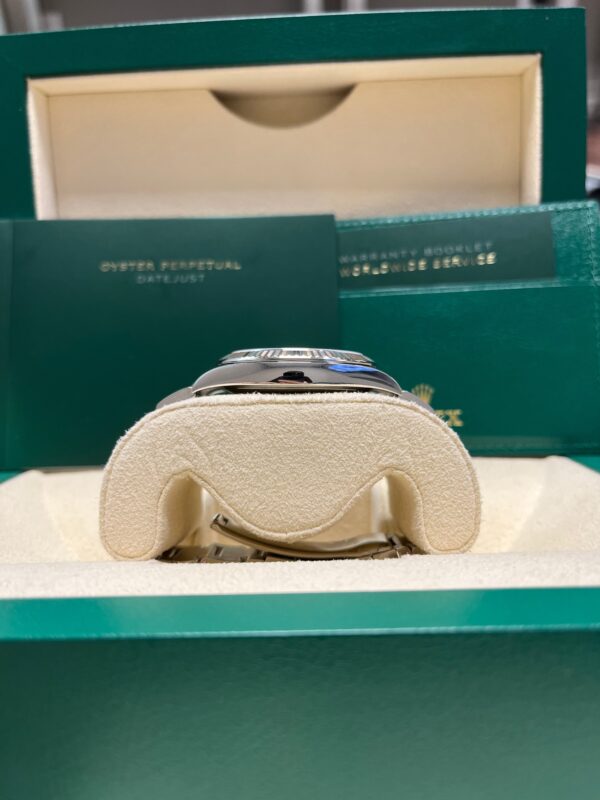 Rolex Datejust 41/ Two-Tone 18k White Gold & Steel/ Mother of Pearl Diamond Dial/ Oyster Bracelet (Ref# 126334) - Image 5
