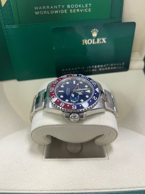Rolex GMT-Master II - 40mm White Gold "Pepsi" - Blue Dial - Oyster Bracelet (Ref#126719BLRO) - Image 6