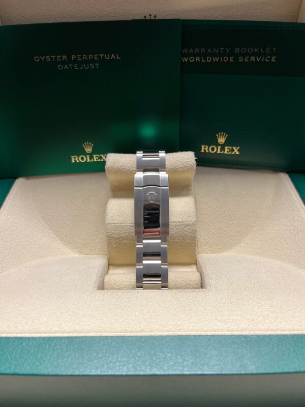 Rolex Datejust 41/ Two-Tone 18k White Gold & Steel/ Mother of Pearl Diamond Dial/ Oyster Bracelet (Ref# 126334) - Image 6