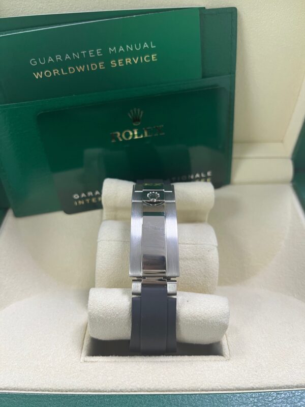 Rolex White Gold Yacht-Master 42 Watch - Black Dial - Oysterflex Strap (Ref # 226659) - Image 9