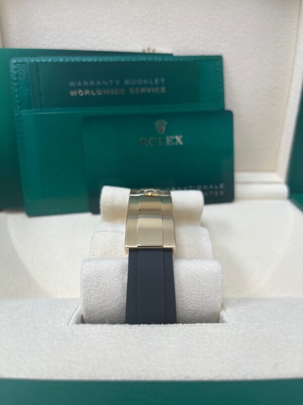 Rolex Yacht-Master 42 Yellow Gold Yacht-Master 42 Watch - Black Dial - Oysterflex Strap 226658 - Image 8