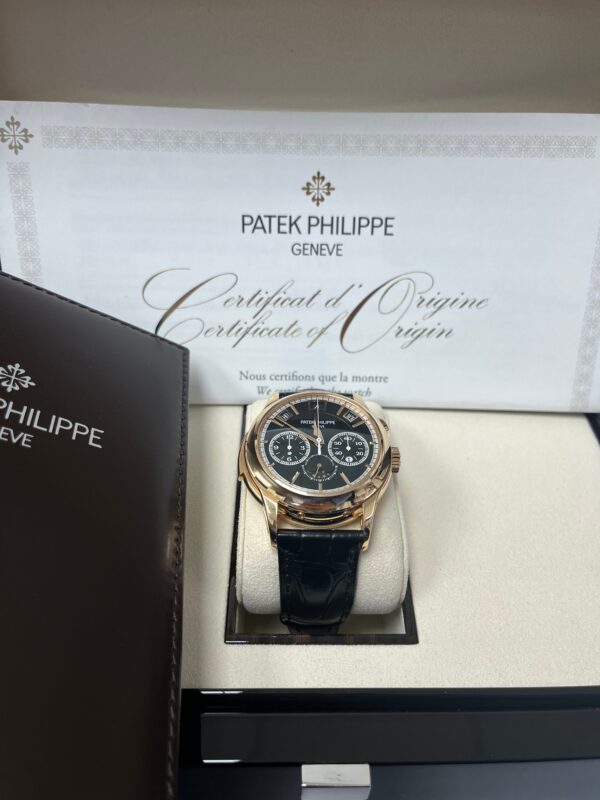 Patek Philippe Grand Complications (submodel) Rose Gold Black Dial 5208R-001 - Image 9