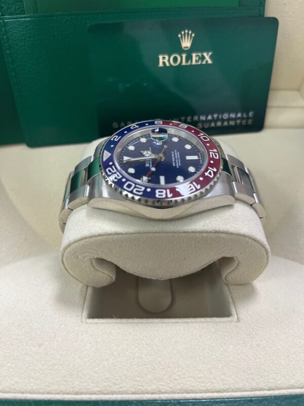 Rolex GMT-Master II - 40mm White Gold "Pepsi" - Blue Dial - Oyster Bracelet (Ref#126719BLRO) - Image 4